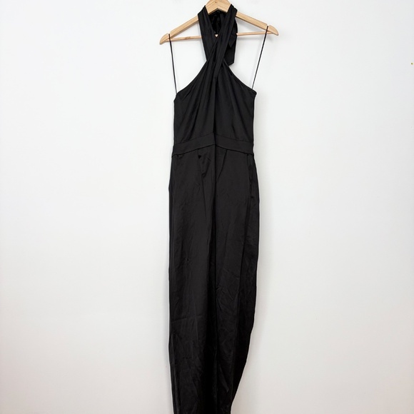 Paige Alimara wide leg satin jumpsuit - Picture 5 of 12